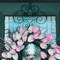 Haute Decor 18-inch Strong Metal Scrollwork Over The Door Wreath Hanger, Full Ornate Scroll Design - Matte Black Finish - Easily Holds Large and Heavy Wreaths and Swags